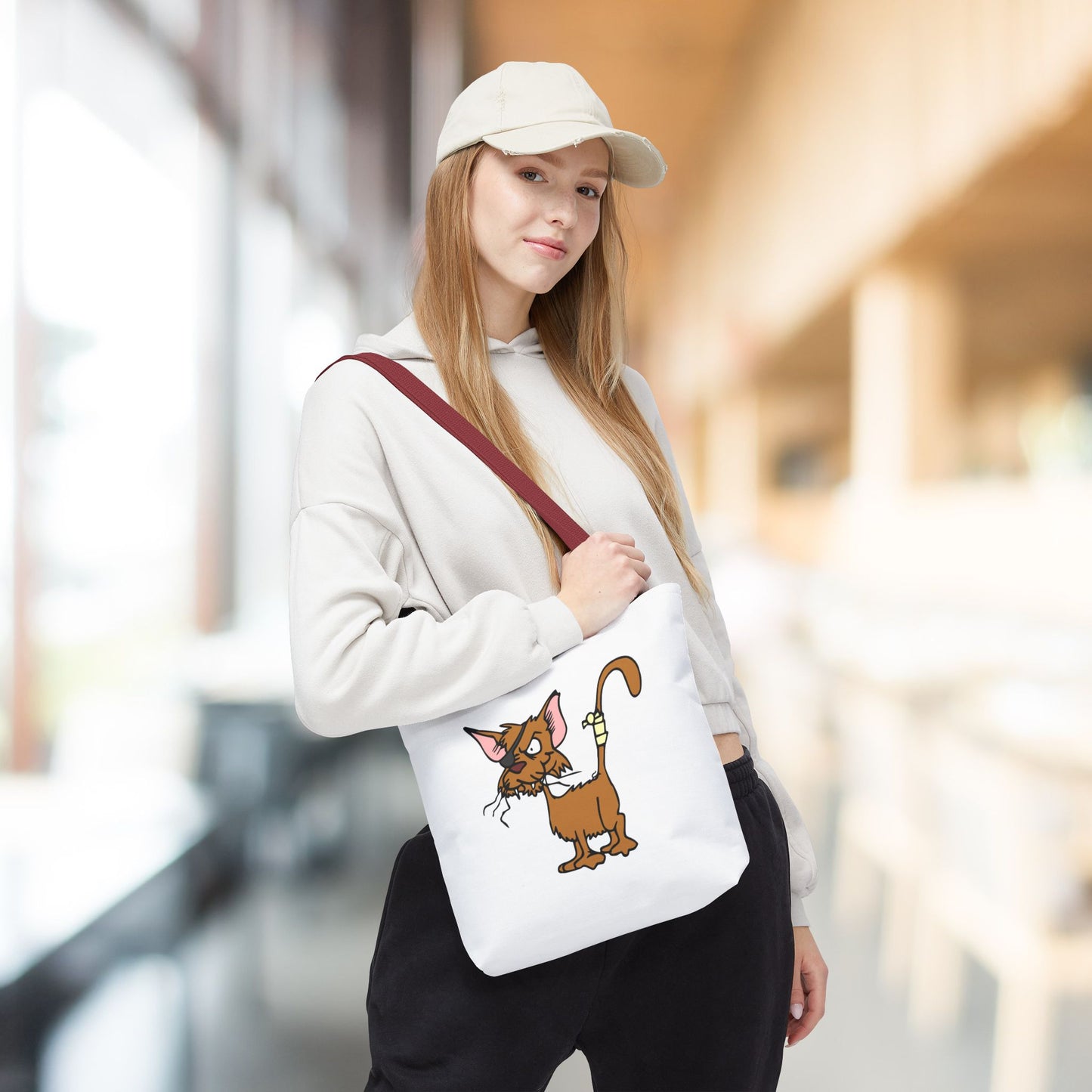 Crunchy Cat Tote Bag