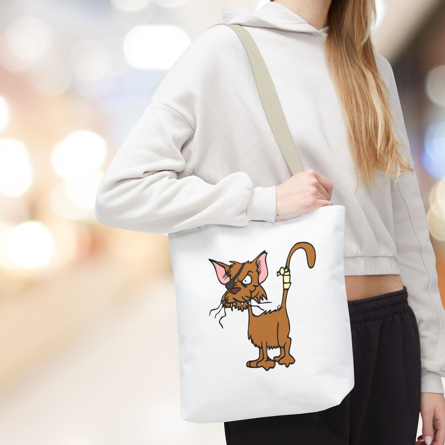 Crunchy Cat Tote Bag