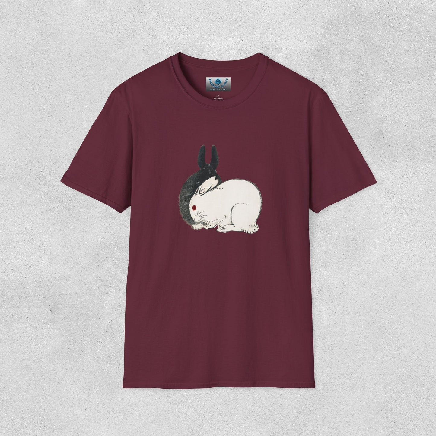 Artistic Bunny Unisex Softstyle T-Shirt