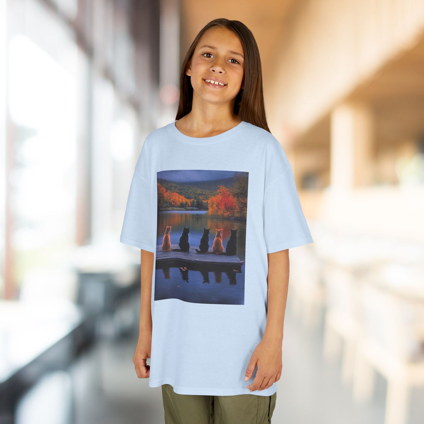 Cats on the Dock Kids Heavy Cotton Tee