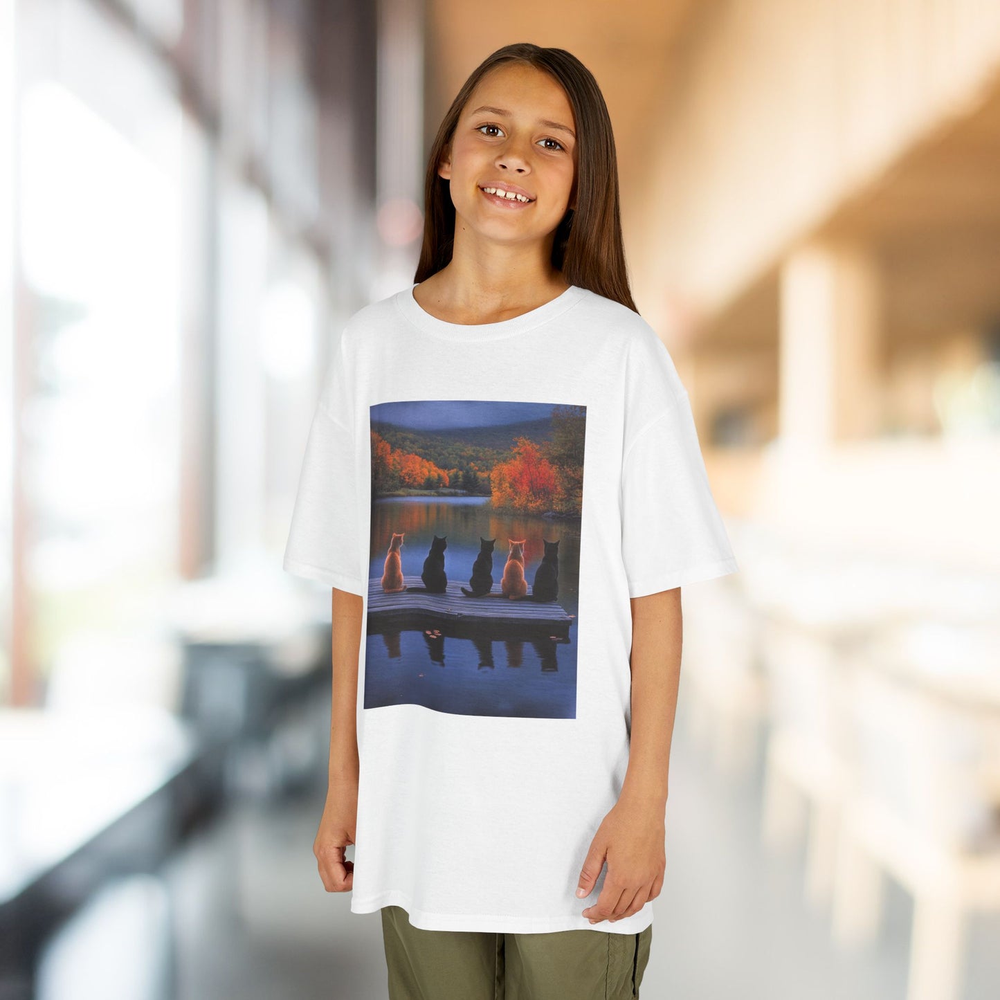 Cats on the Dock Kids Heavy Cotton Tee