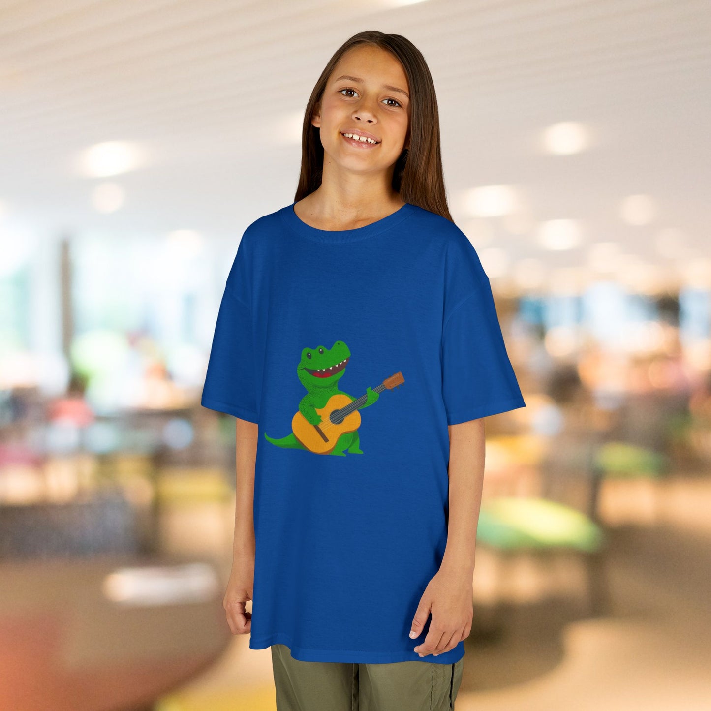 'Gator Plays Guitar Kids Heavy Cotton Tee