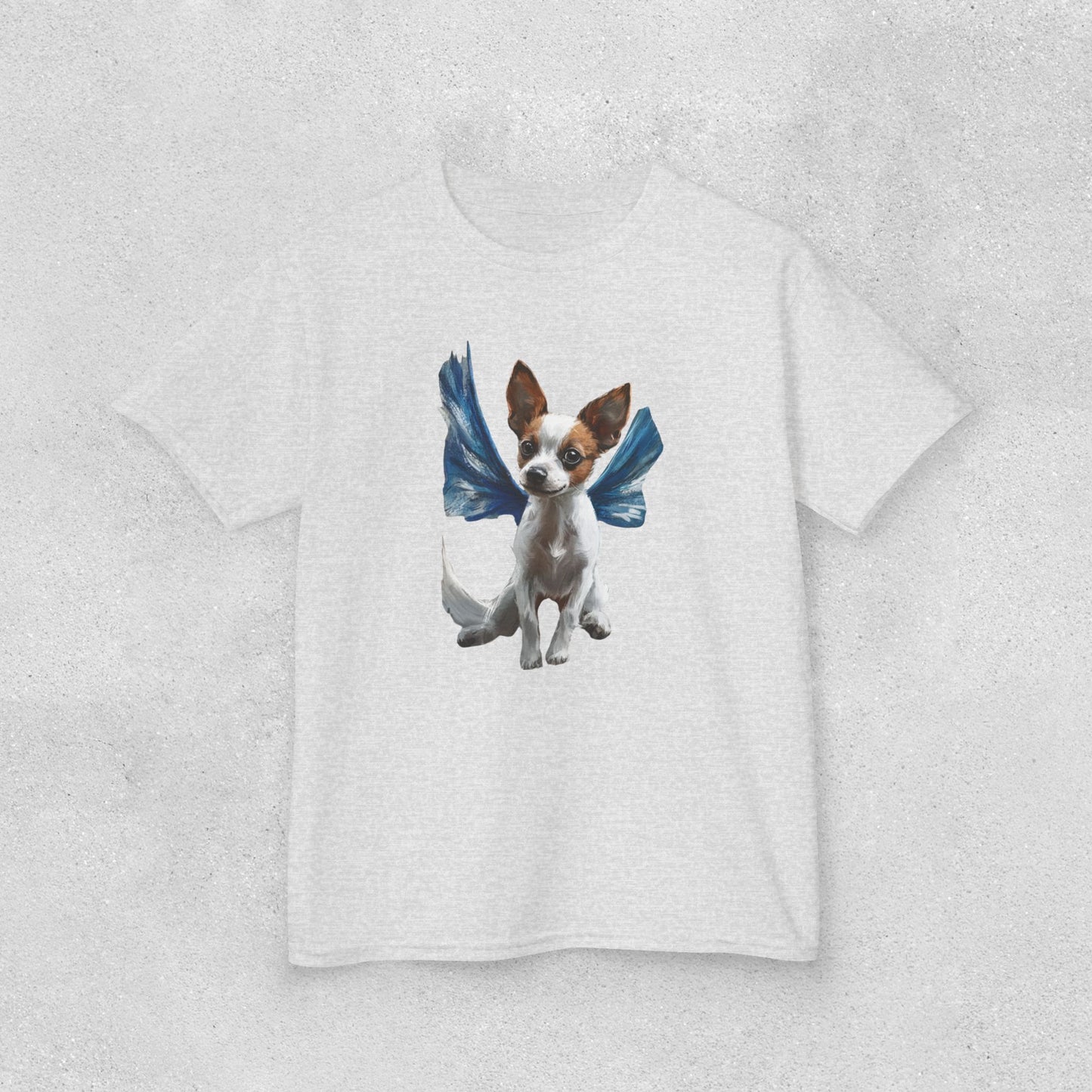 Adorable Dog Design Kids Cotton Tee