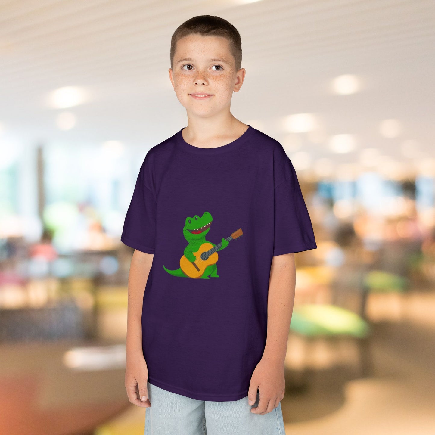 'Gator Plays Guitar Kids Heavy Cotton Tee