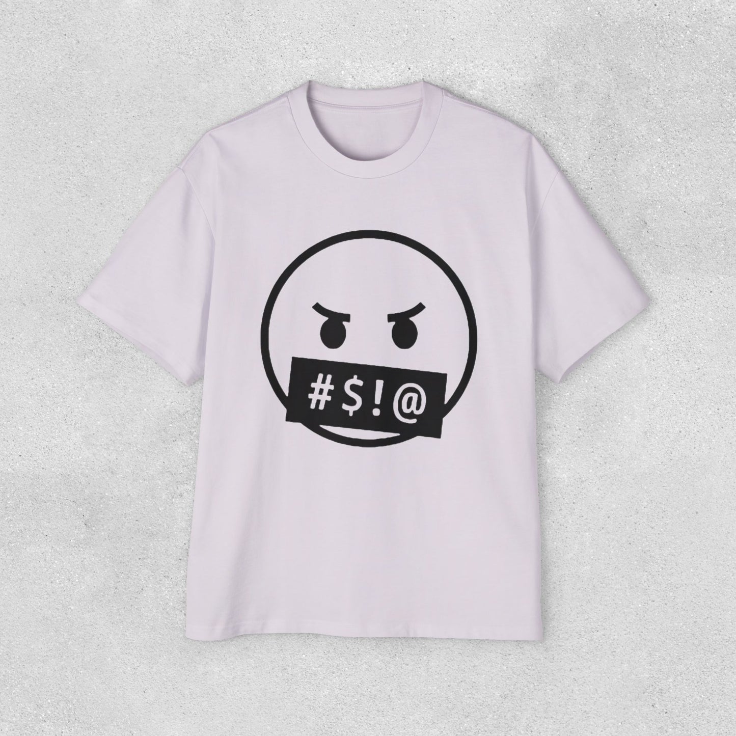 Foul Mouth Men's Oversized Bold Graphic Tee