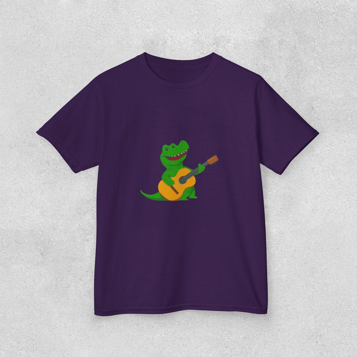 'Gator Plays Guitar Kids Heavy Cotton Tee