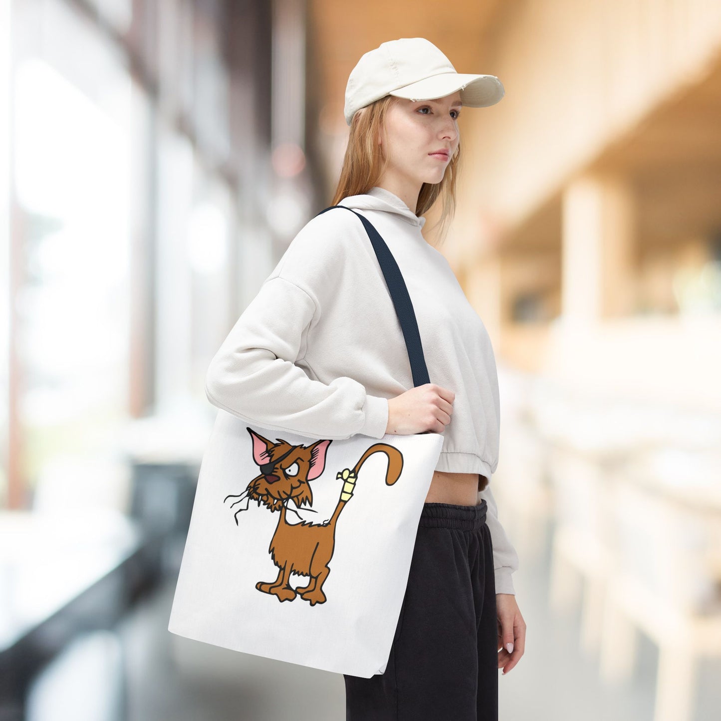 Crunchy Cat Tote Bag