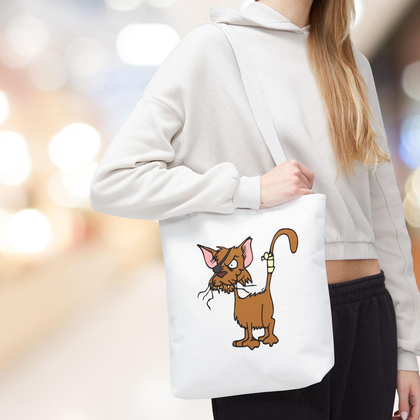 Crunchy Cat Tote Bag