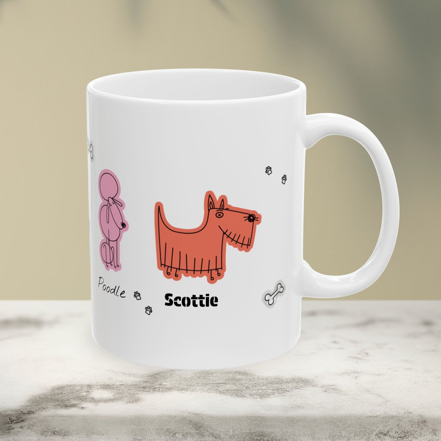 Pup Cup Ceramic Mug - 11oz & 15oz