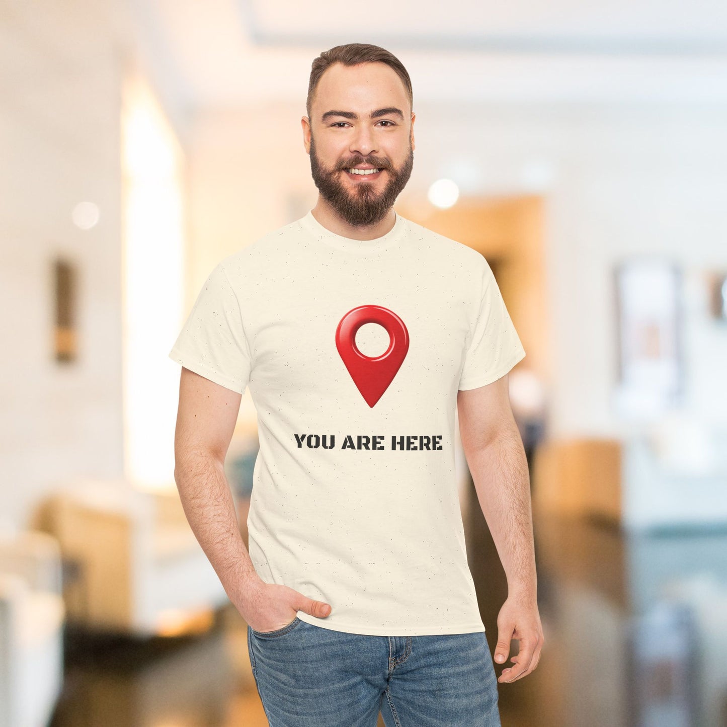 You Are Here Cotton Tee