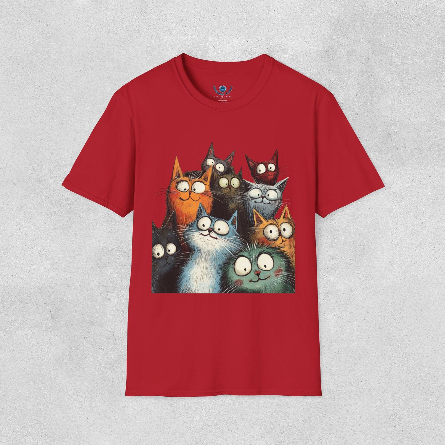 Staring at You Cat Graphic T-Shirt