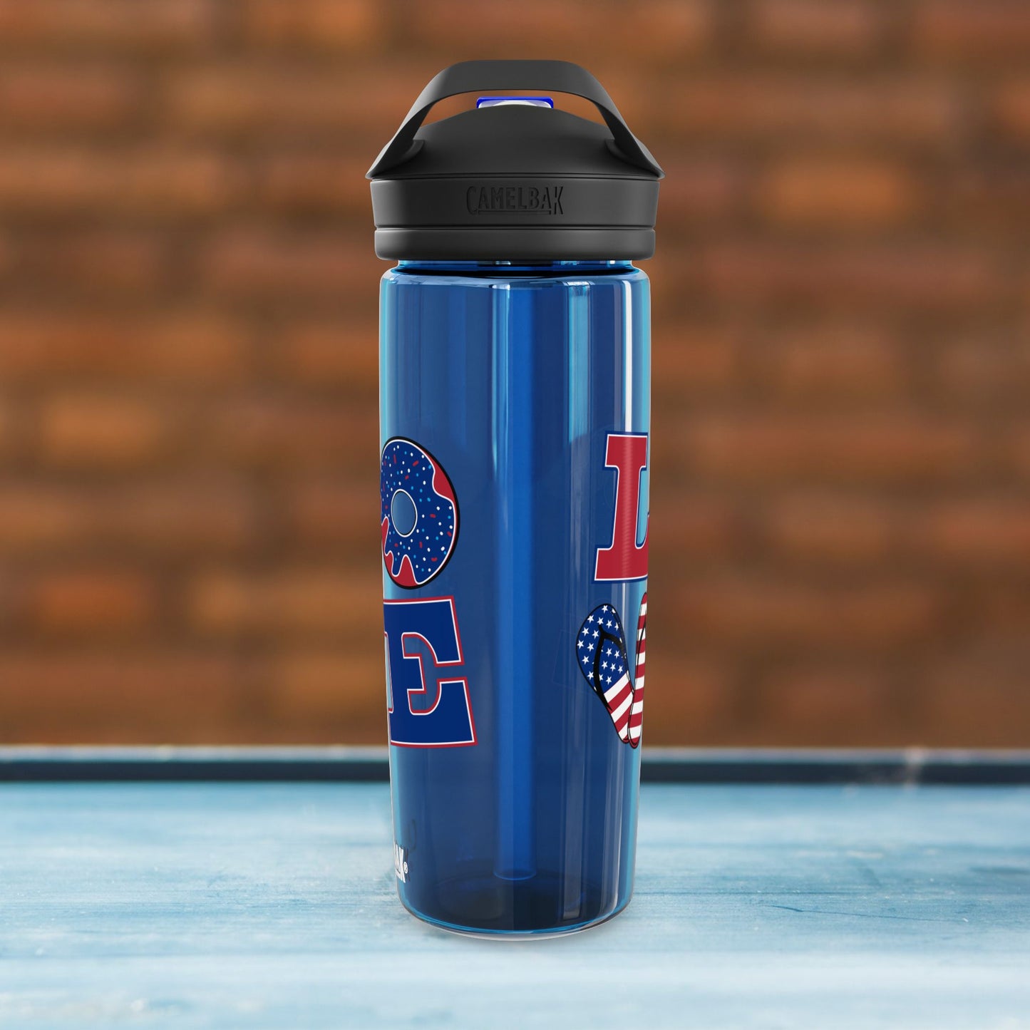 Patriotic Love Water Bottle - 20oz/25oz