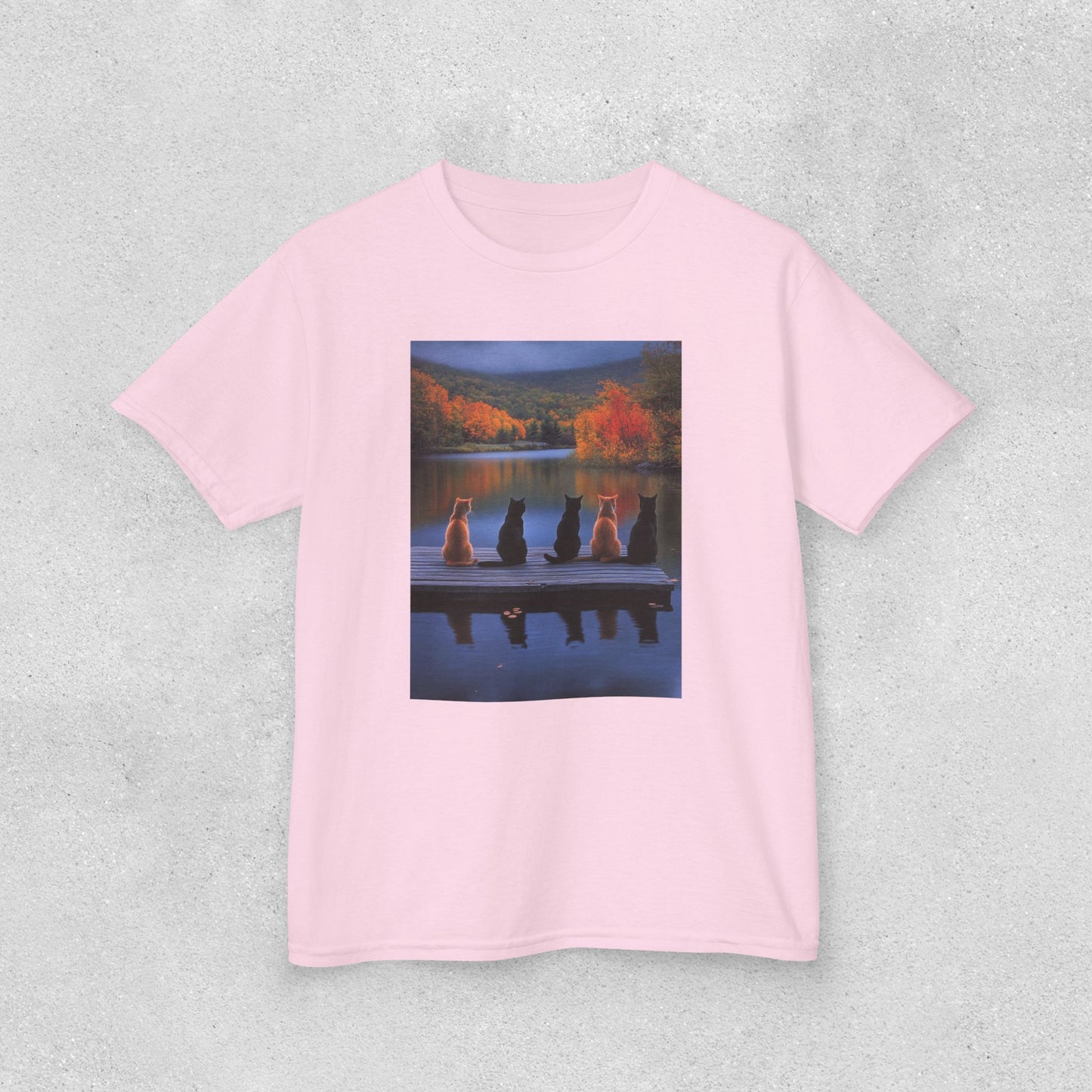 Cats on the Dock Kids Heavy Cotton Tee
