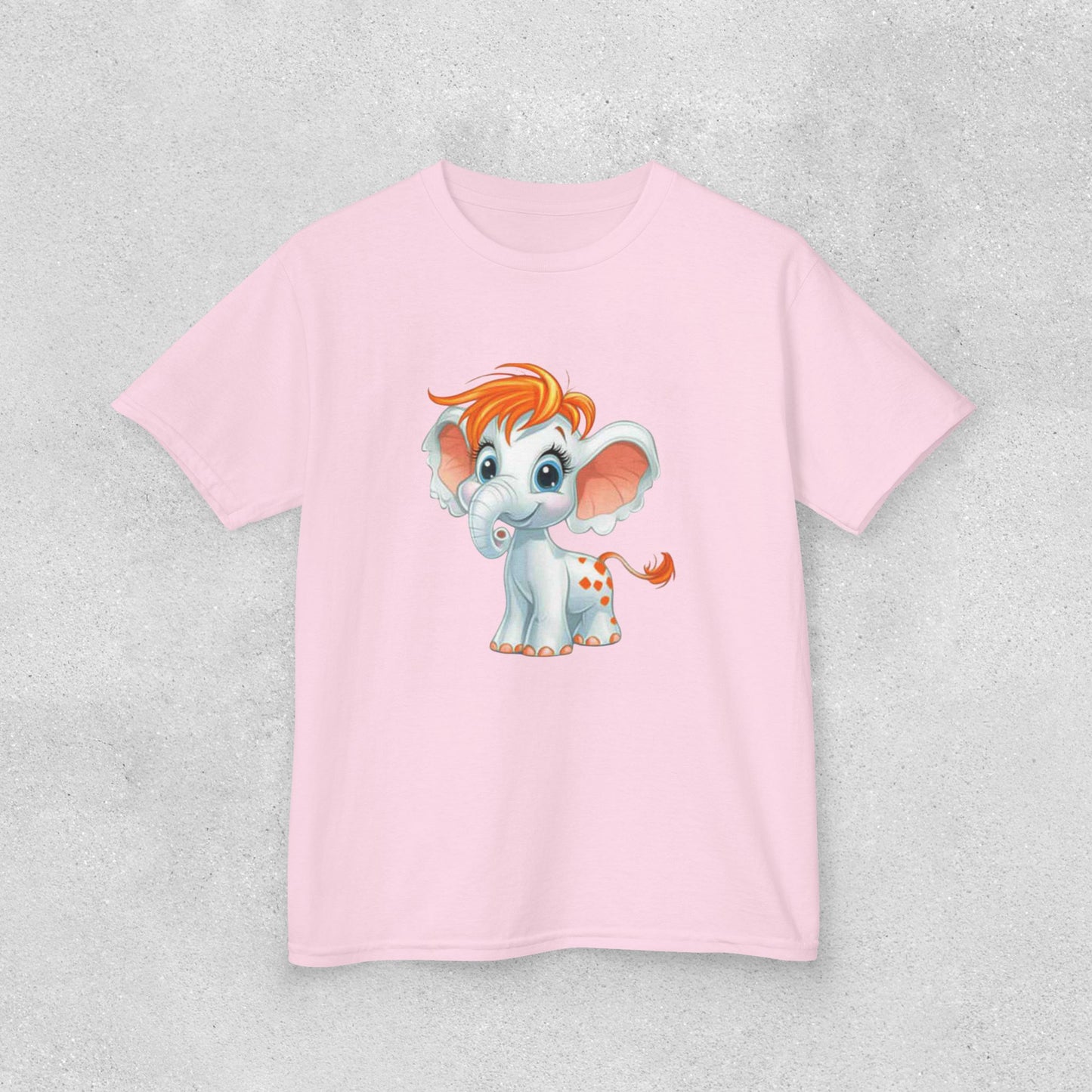 Red Headed Elephant Kids Tee