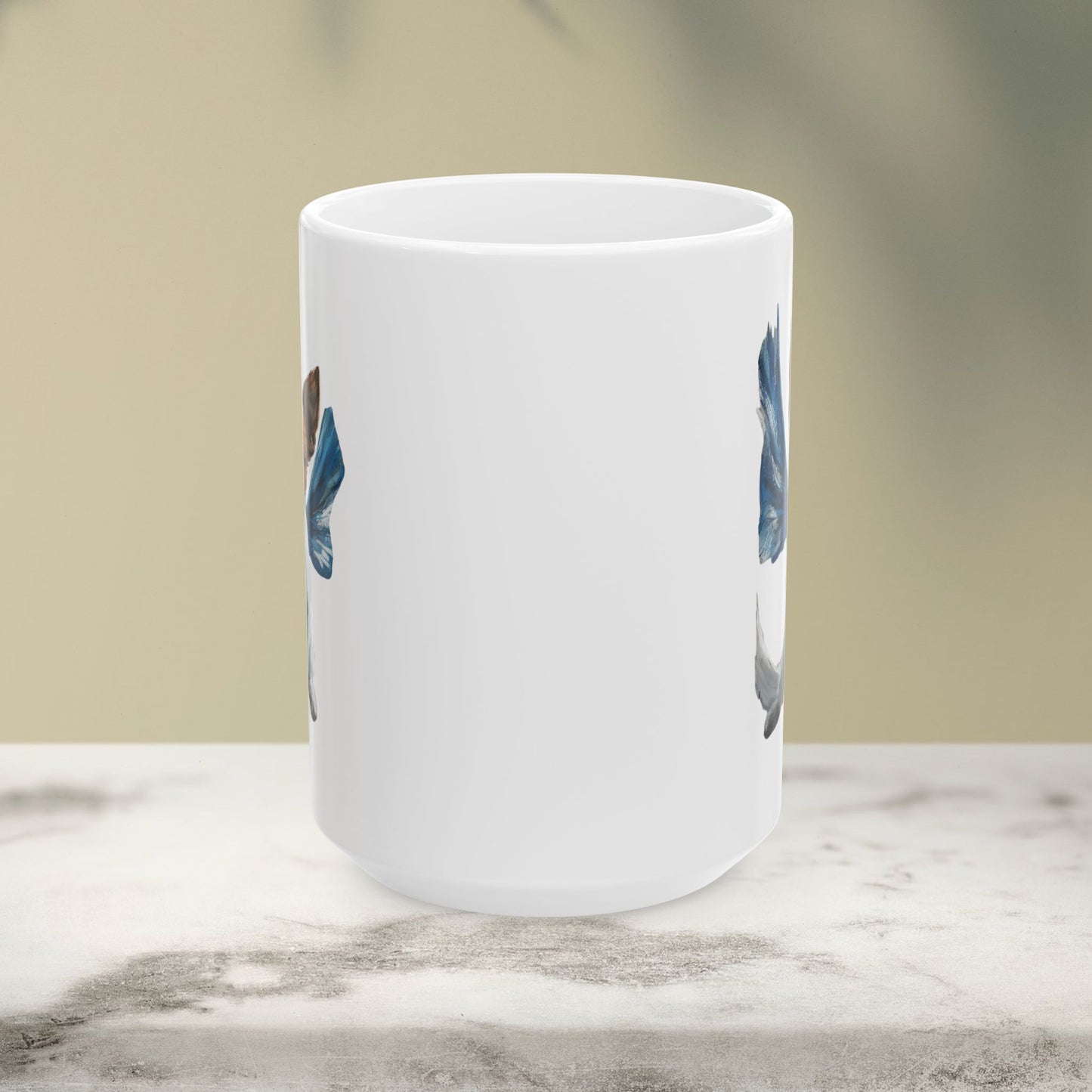 Adorable Winged Puppy Ceramic Mug - 11oz & 15oz