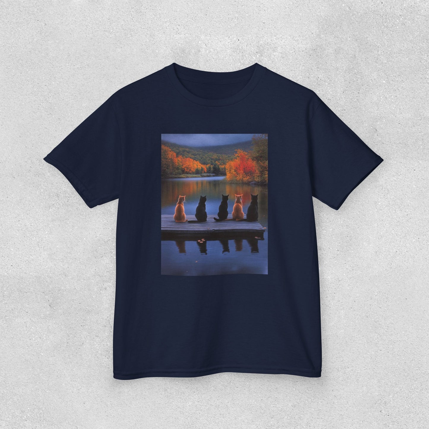 Cats on the Dock Kids Heavy Cotton Tee