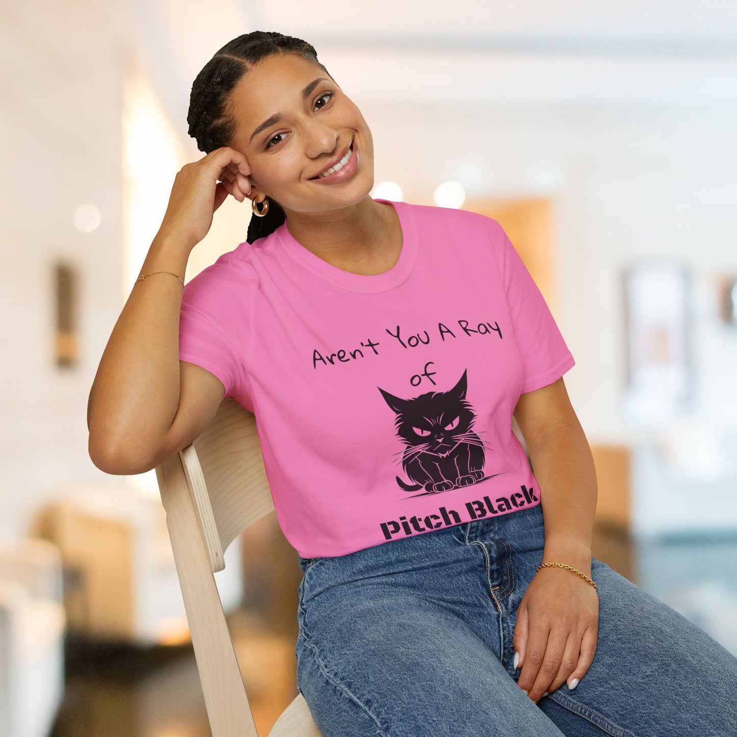 Aren't You A Ray of Pitch Black Cat T-Shirt