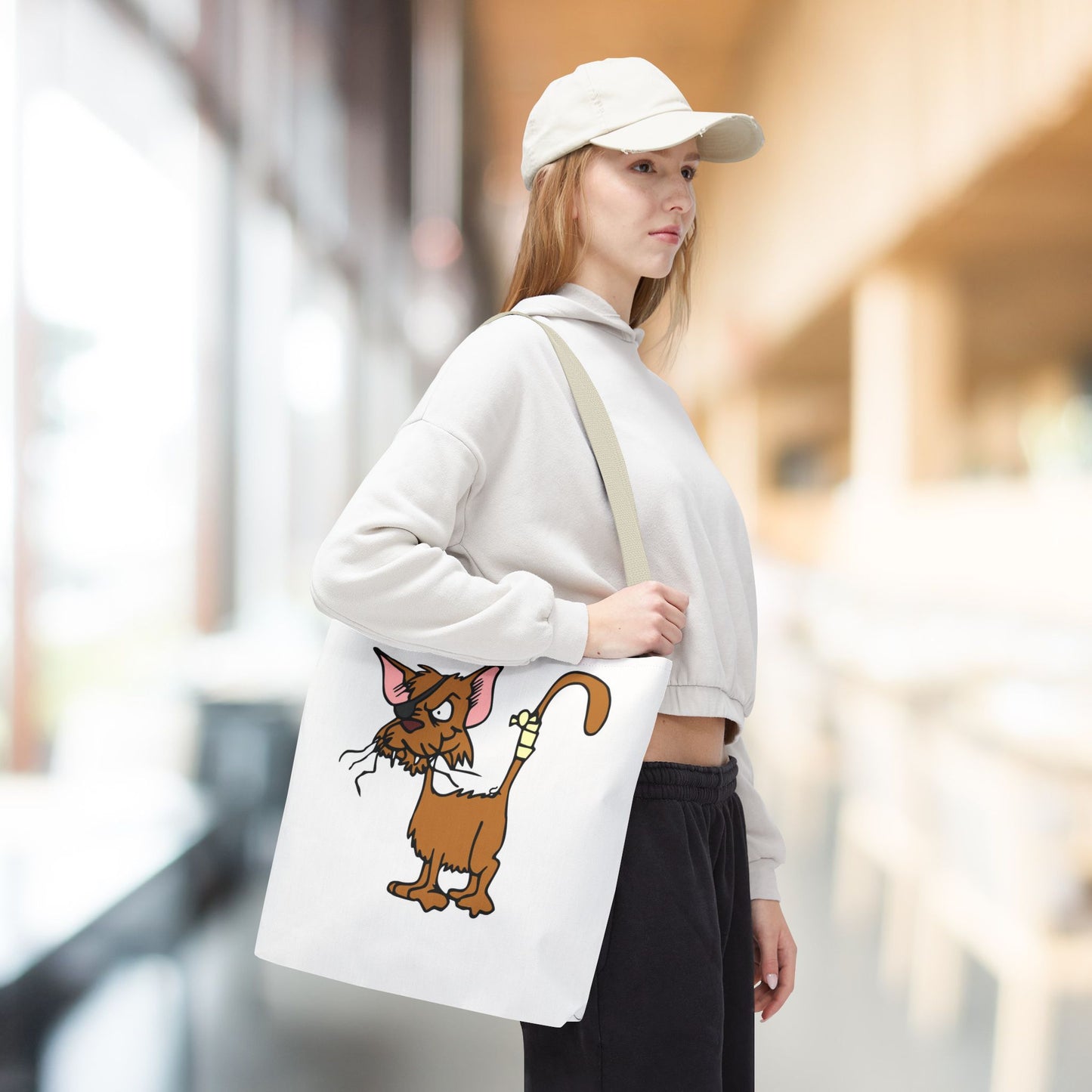 Crunchy Cat Tote Bag