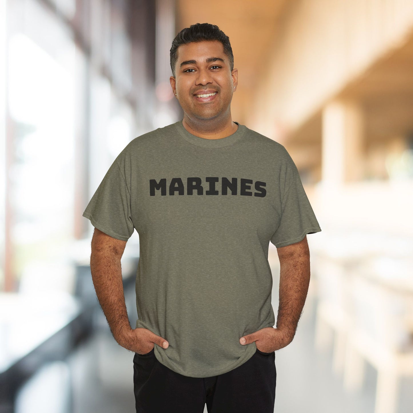 Marines Graphic Heavy Cotton T-shirt
