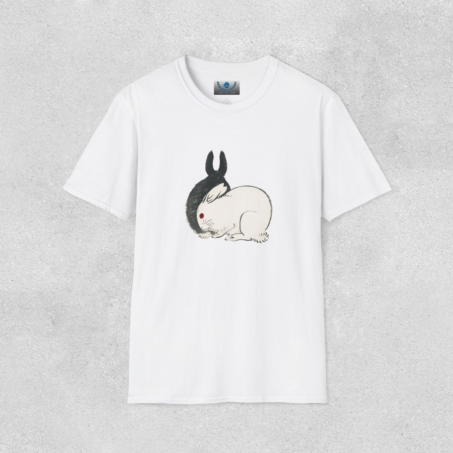 Artistic Bunny Unisex Softstyle T-Shirt
