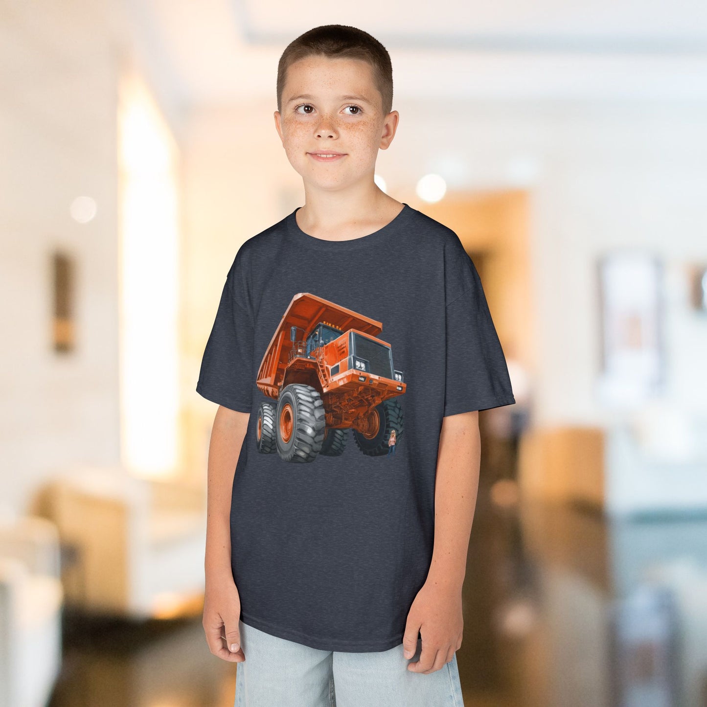 Huge Truck for Little Builders Heavy Cotton Tee