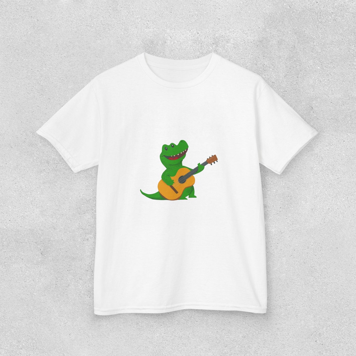 'Gator Plays Guitar Kids Heavy Cotton Tee