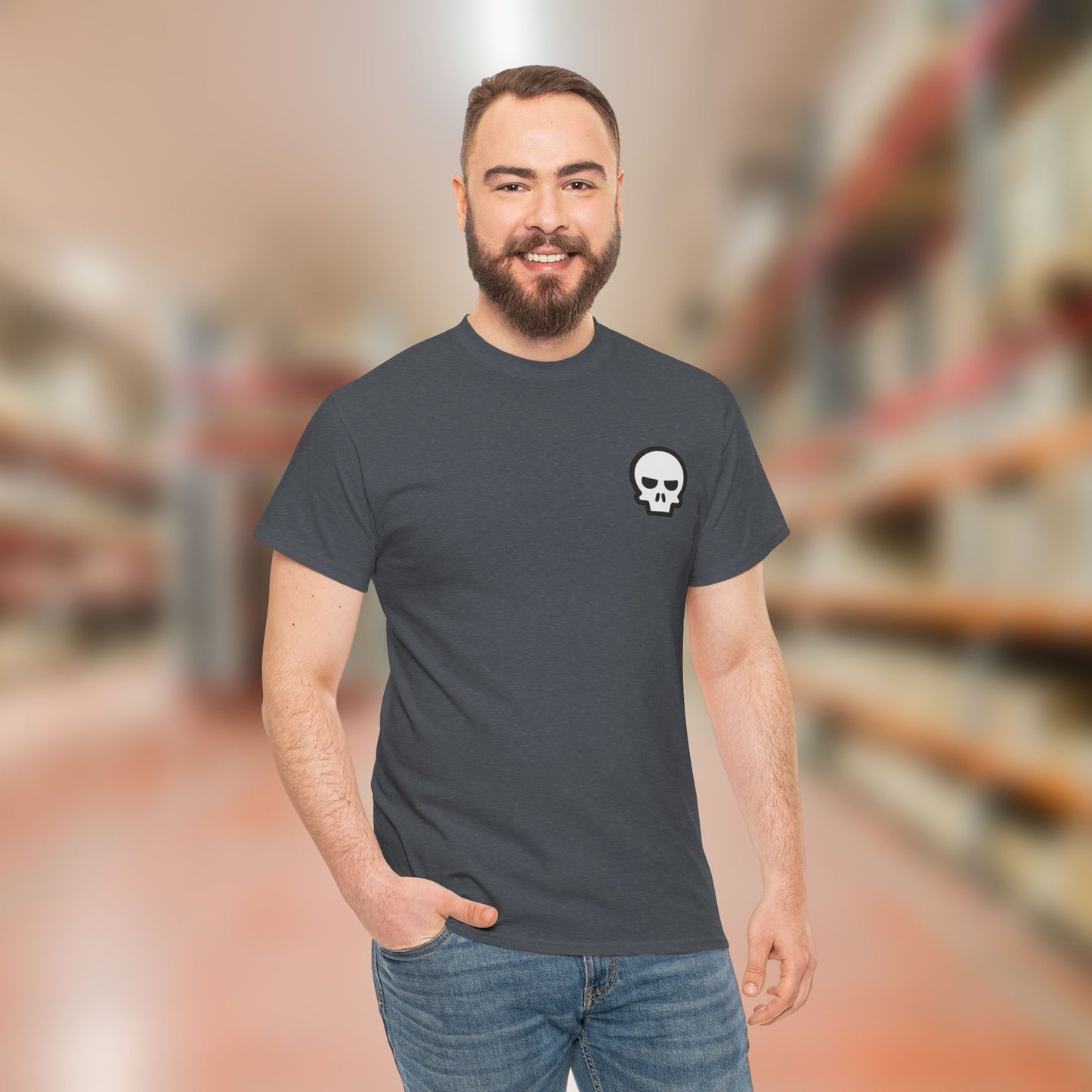 Skull Graphic Cotton Tee