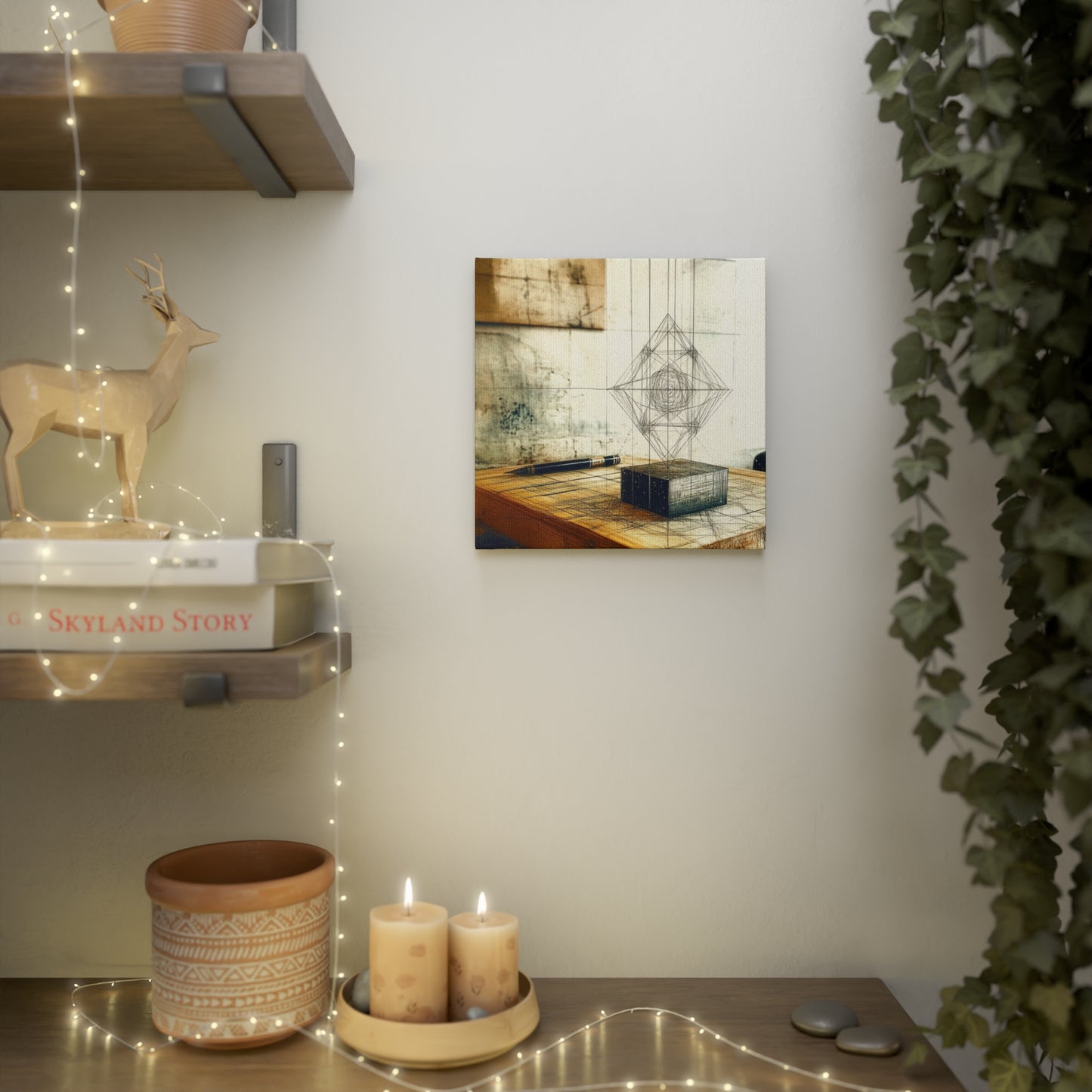 Tabletop Sketch Wall Art