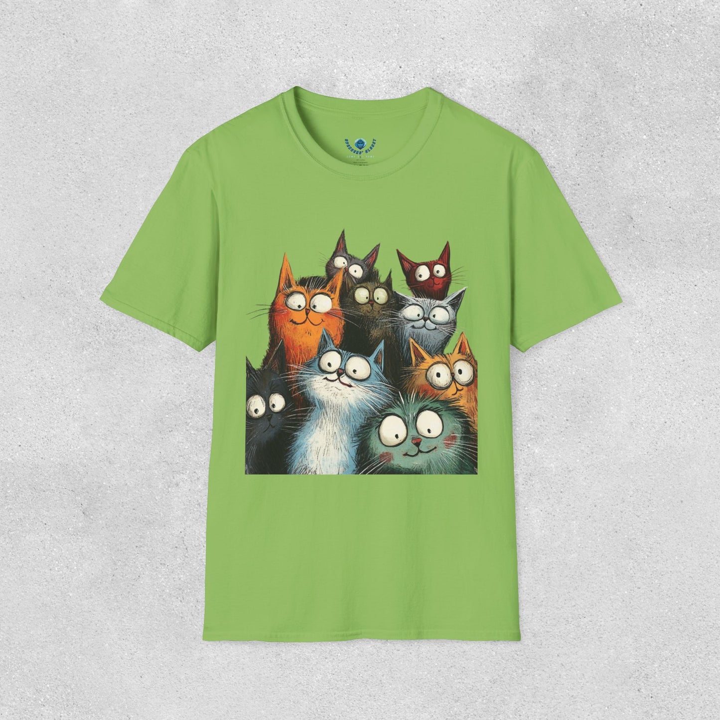 Staring at You Cat Graphic T-Shirt