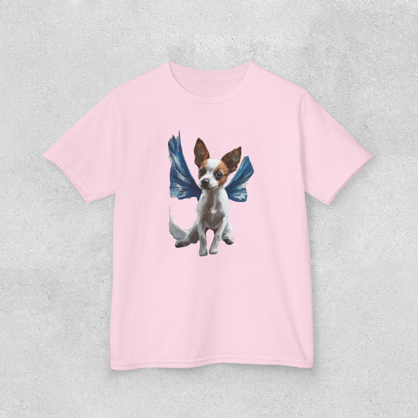 Adorable Dog Design Kids Cotton Tee