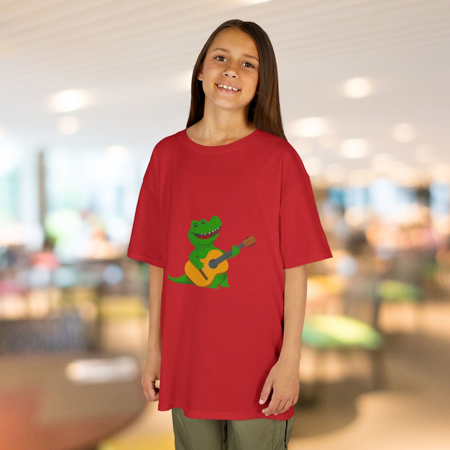 'Gator Plays Guitar Kids Heavy Cotton Tee