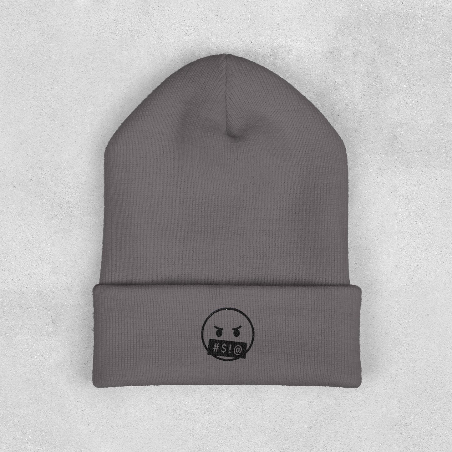Foul Mouth Emoji Beanie