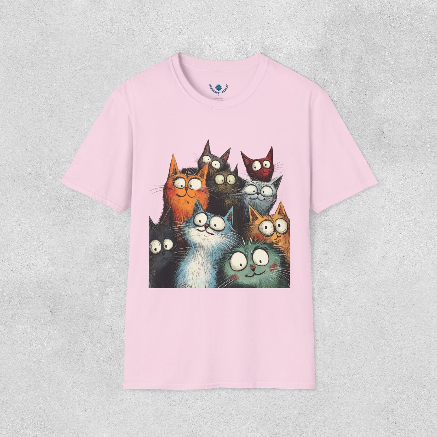 Staring at You Cat Graphic T-Shirt