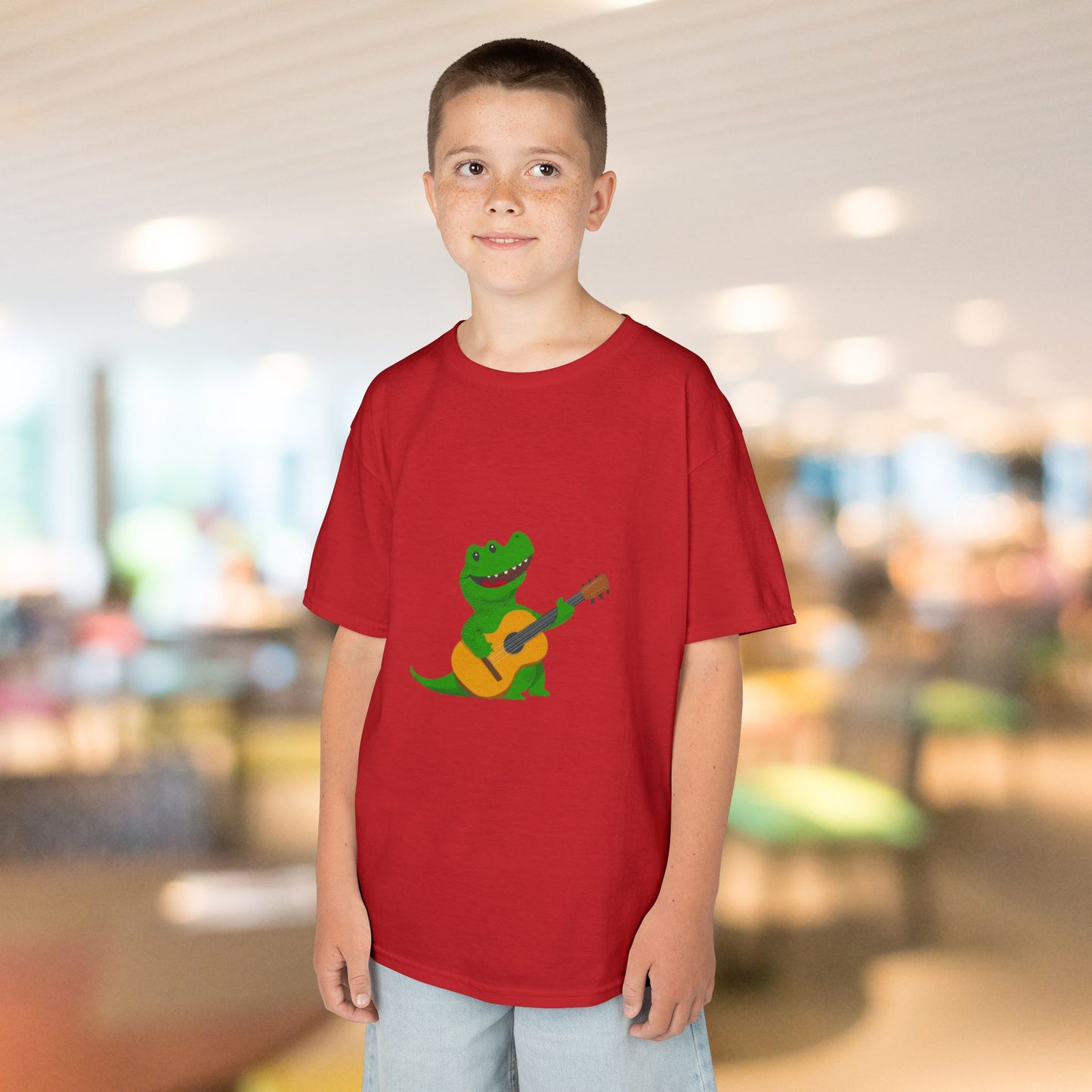 'Gator Plays Guitar Kids Heavy Cotton Tee