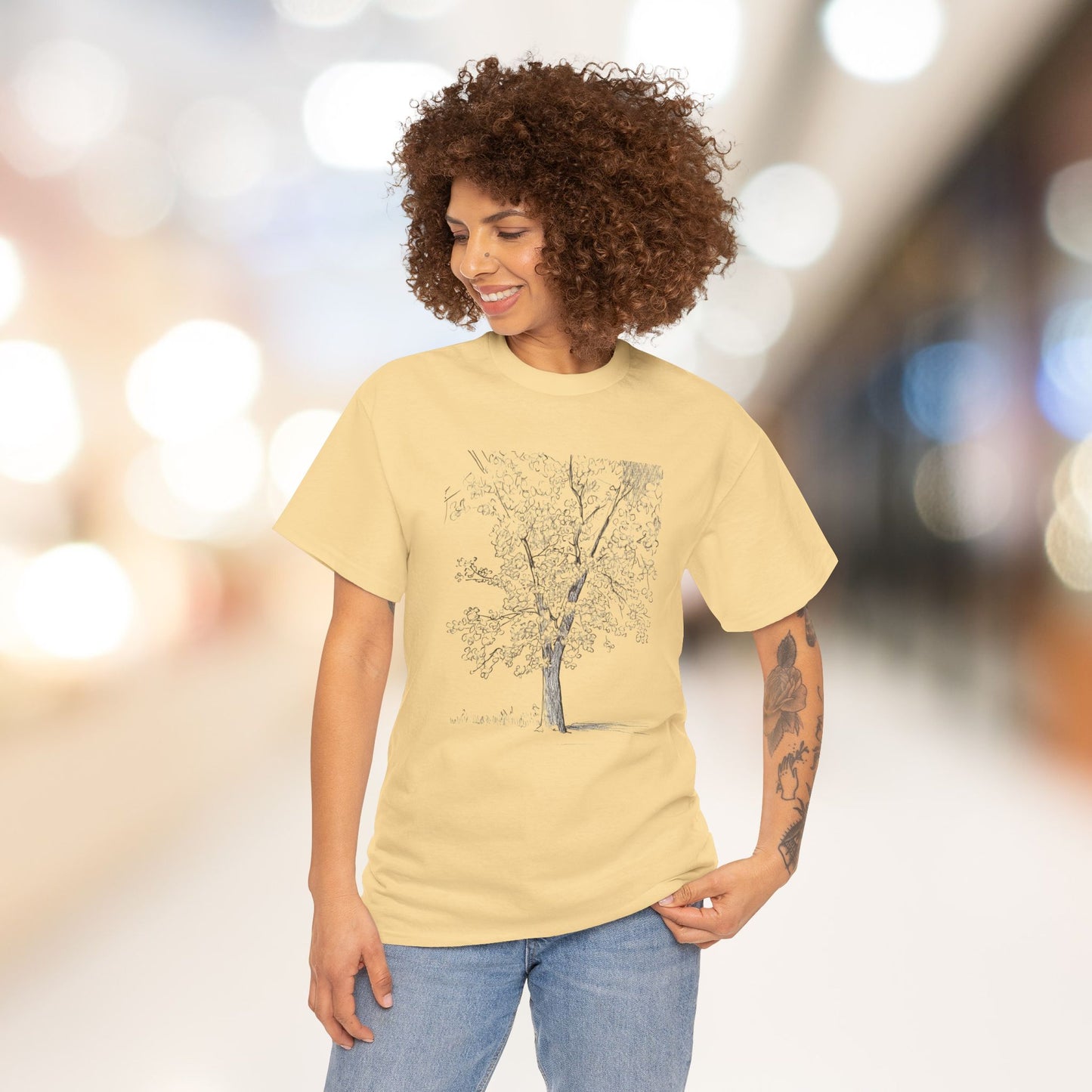 Budding Tree Cotton Tee