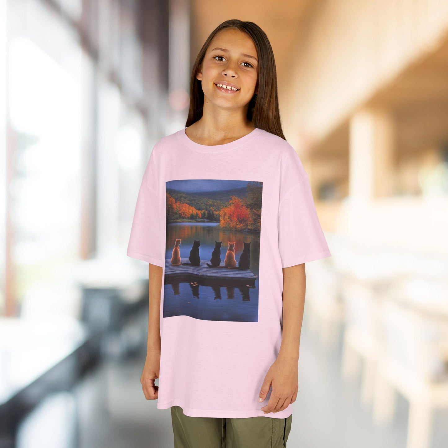 Cats on the Dock Kids Heavy Cotton Tee