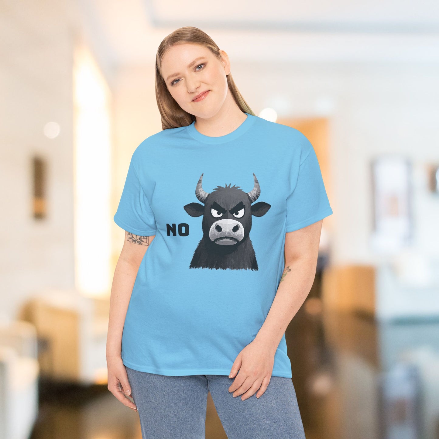 'NO' Bull Graphic Shirt