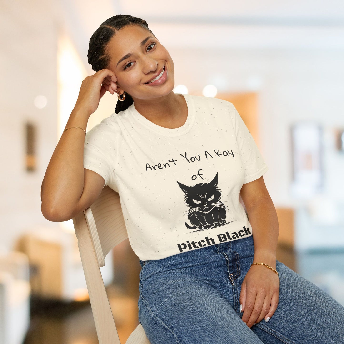Aren't You A Ray of Pitch Black Cat T-Shirt