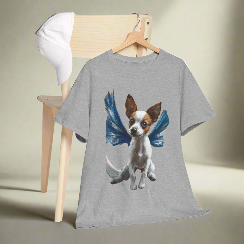 Winged Dog Graphic Heavy Cotton Tee