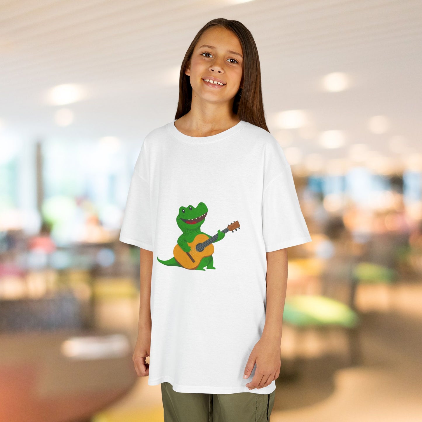 'Gator Plays Guitar Kids Heavy Cotton Tee