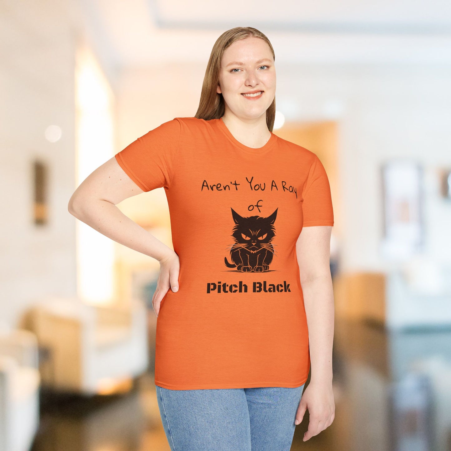 Aren't You A Ray of Pitch Black Cat T-Shirt