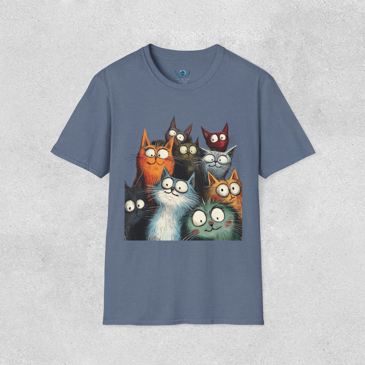 Staring at You Cat Graphic T-Shirt