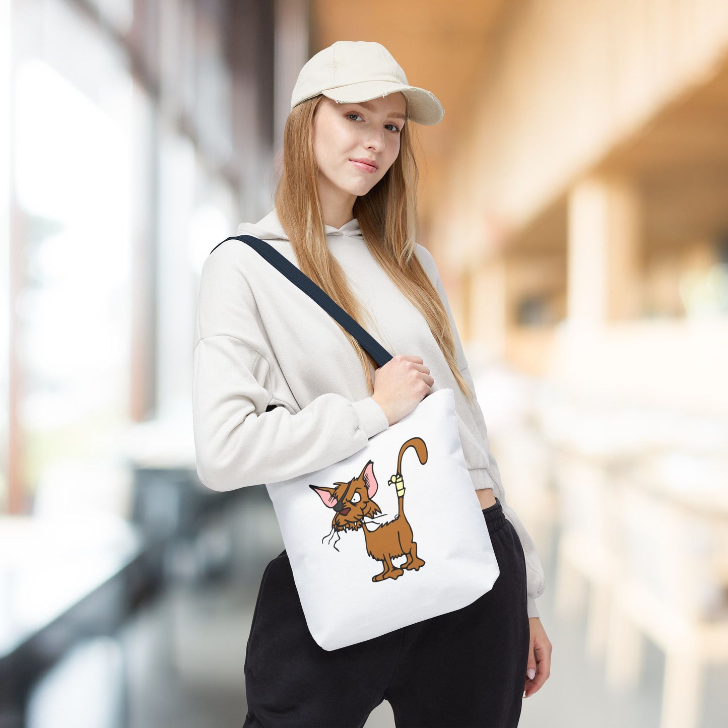 Crunchy Cat Tote Bag