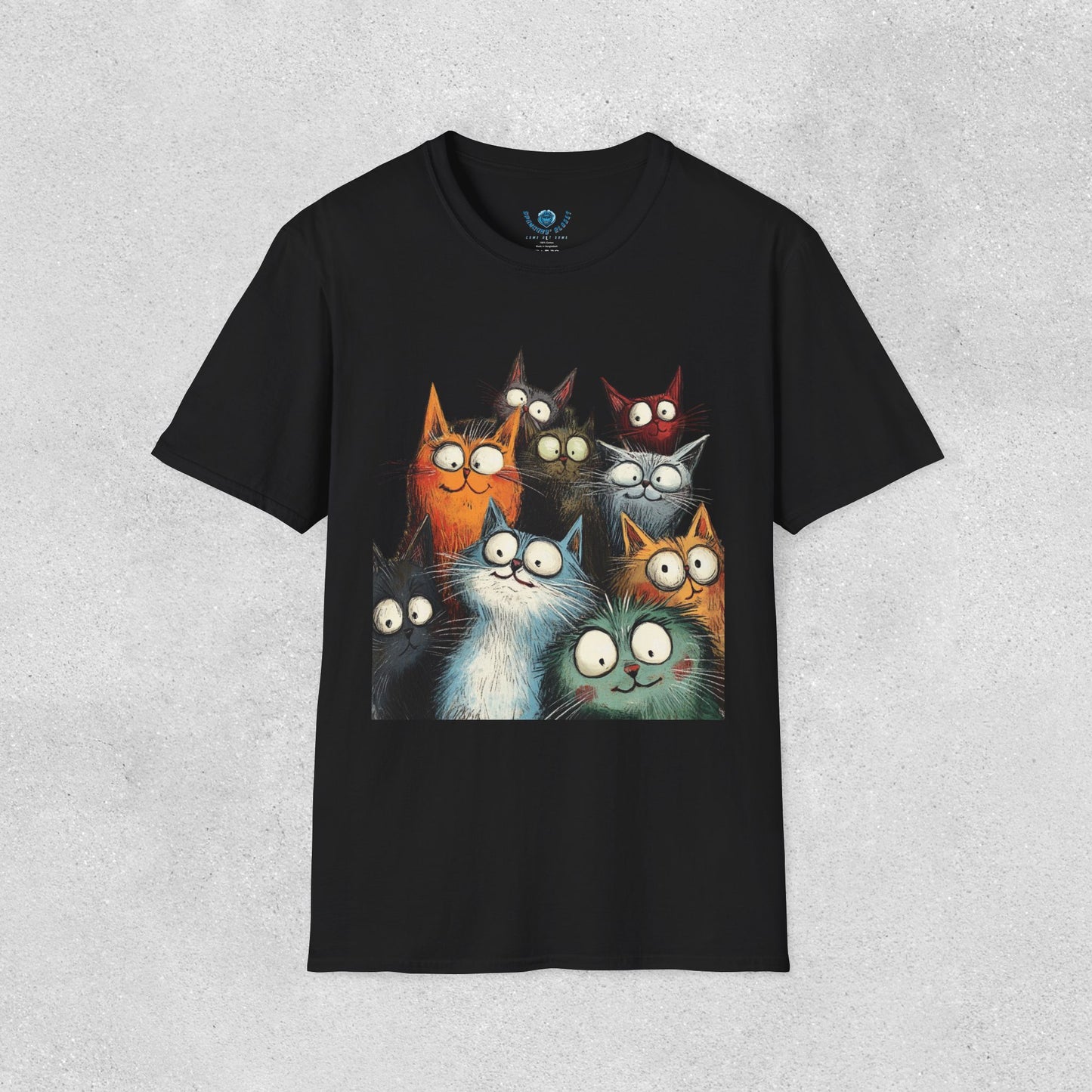 Staring at You Cat Graphic T-Shirt