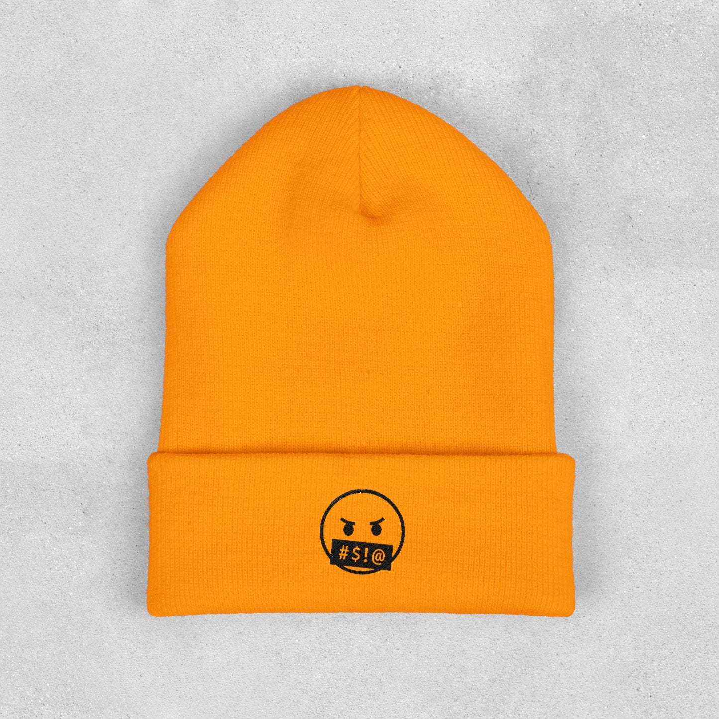 Foul Mouth Emoji Beanie