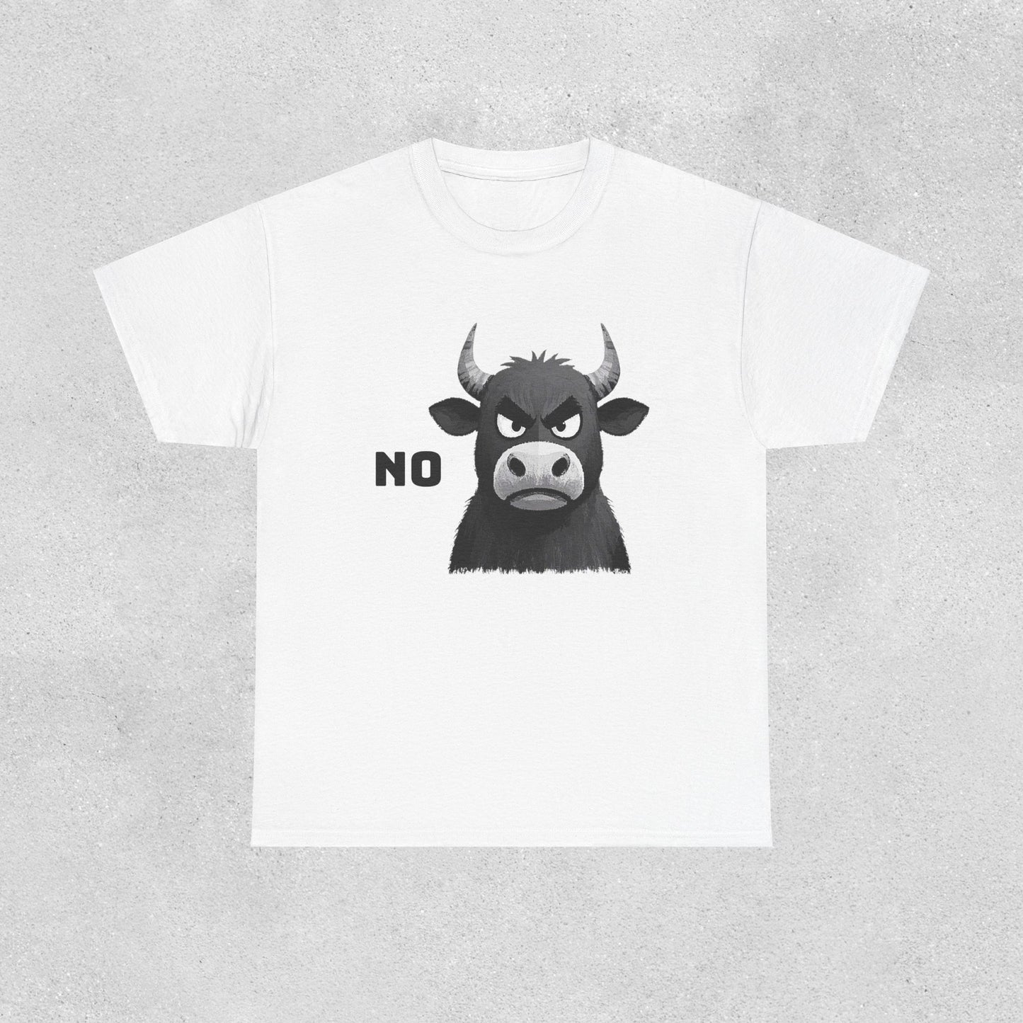 'NO' Bull Graphic Shirt