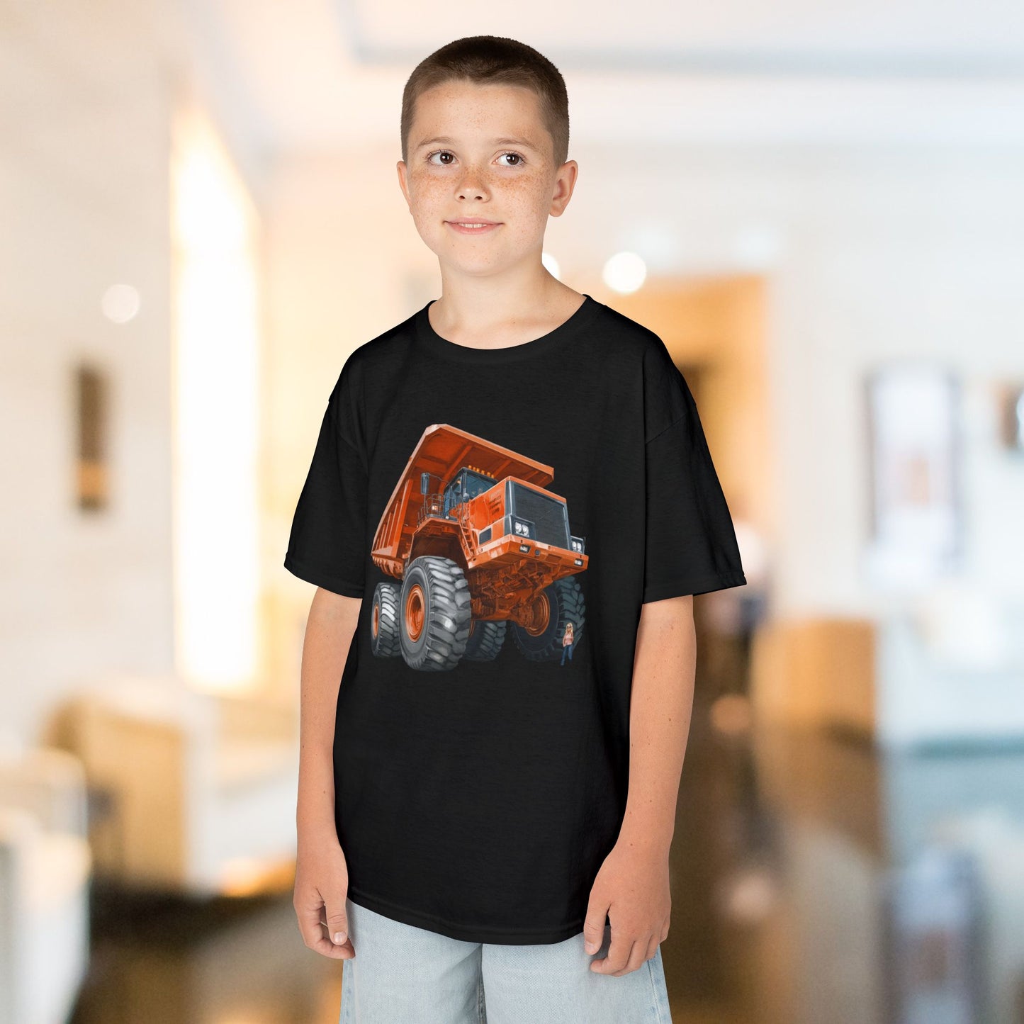 Huge Truck for Little Builders Heavy Cotton Tee