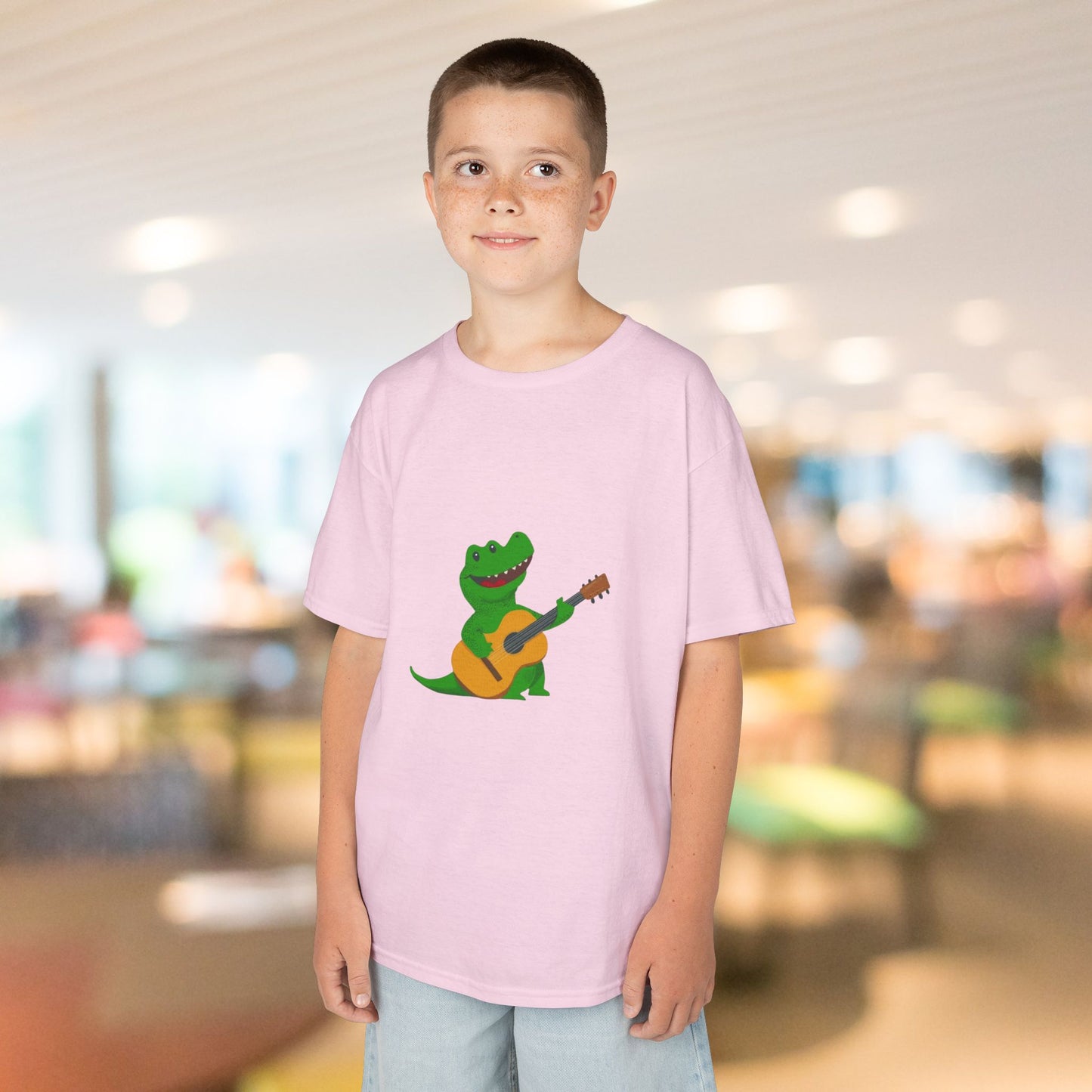 'Gator Plays Guitar Kids Heavy Cotton Tee