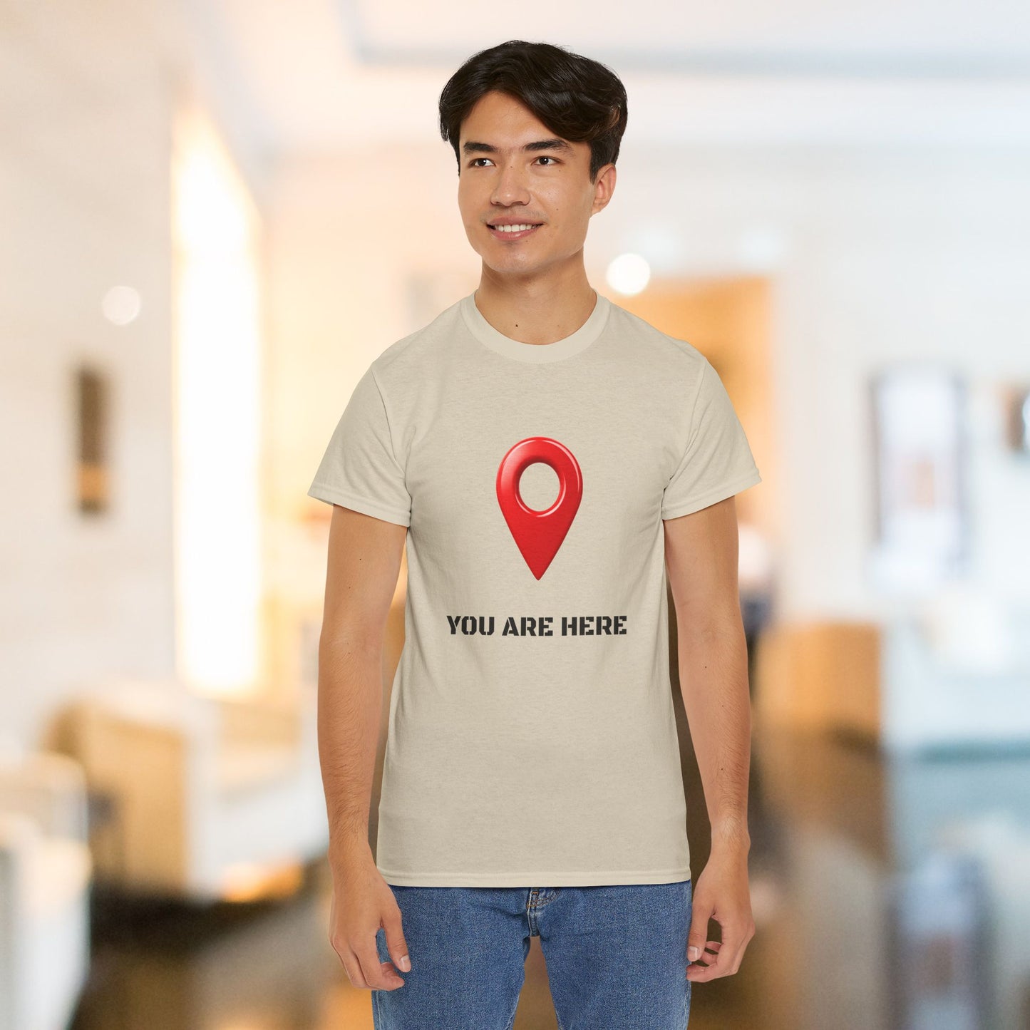 You Are Here Cotton Tee
