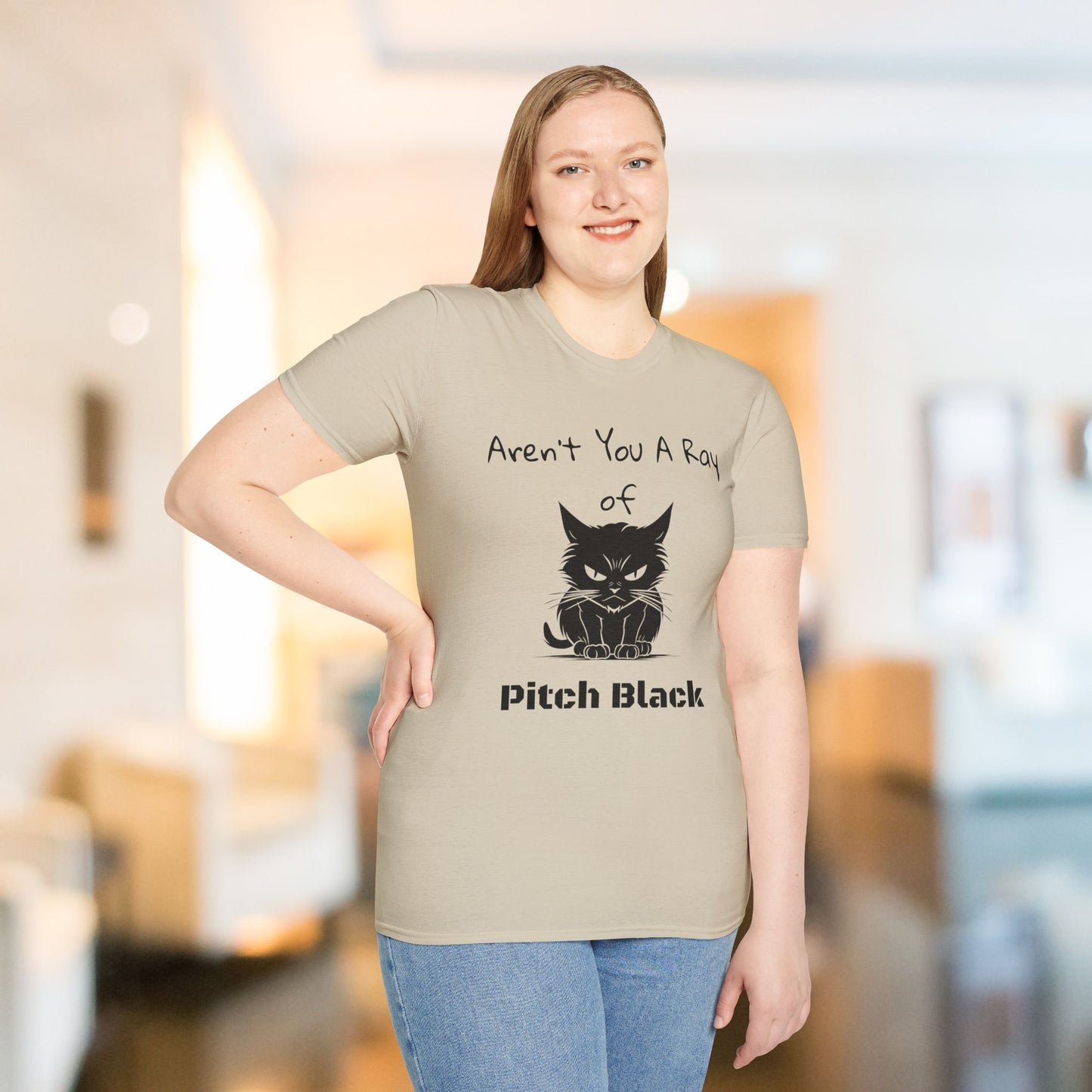 Aren't You A Ray of Pitch Black Cat T-Shirt